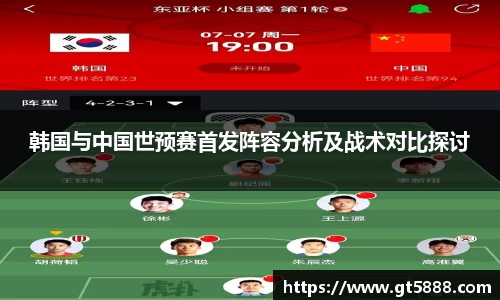 韩国与中国世预赛首发阵容分析及战术对比探讨